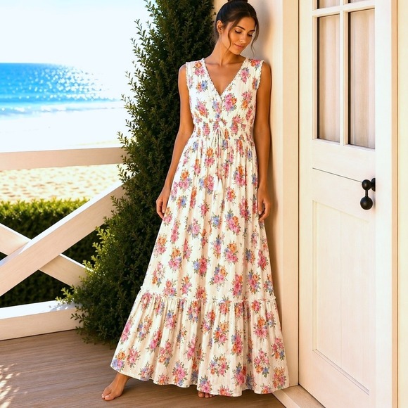 Anthropologie Dresses & Skirts - Anthropologie Beyond Words 2X Maxi Dress Cottagecore Romantic Coquette Feminine